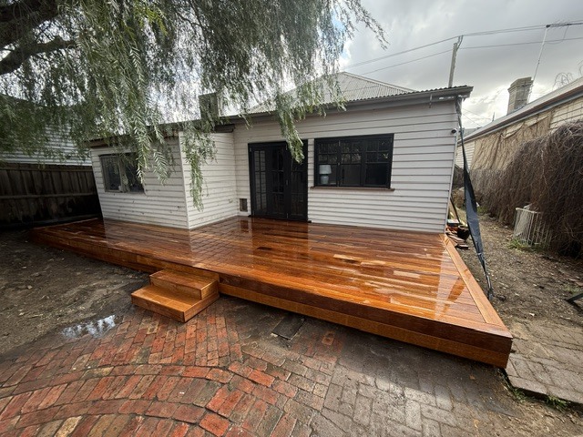 Wide Entertaining Deck, outdoor construction project by Premier Outdoors, Melbourne eastern suburbs