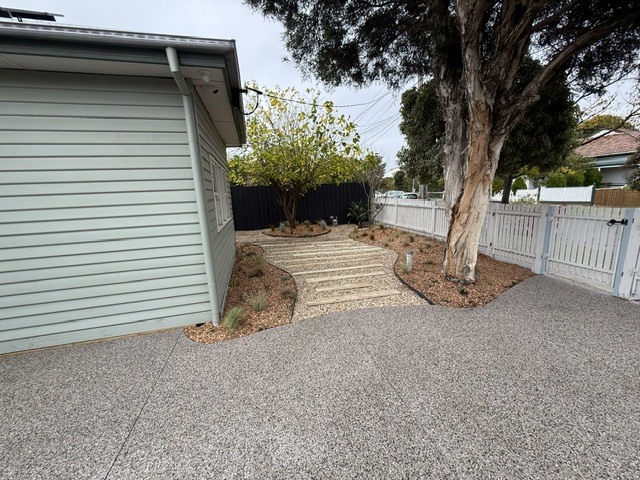 Gravel Garden & Driveway, outdoor construction project by Premier Outdoors, Melbourne eastern suburbs